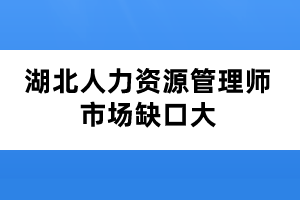 湖北人力资源管理师市场缺口大